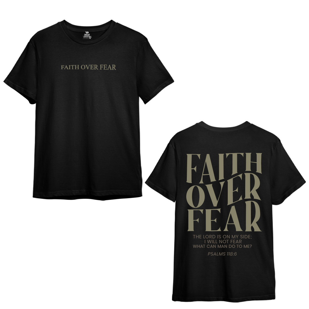 Faith Over Fear - Drop Shoulder Tee