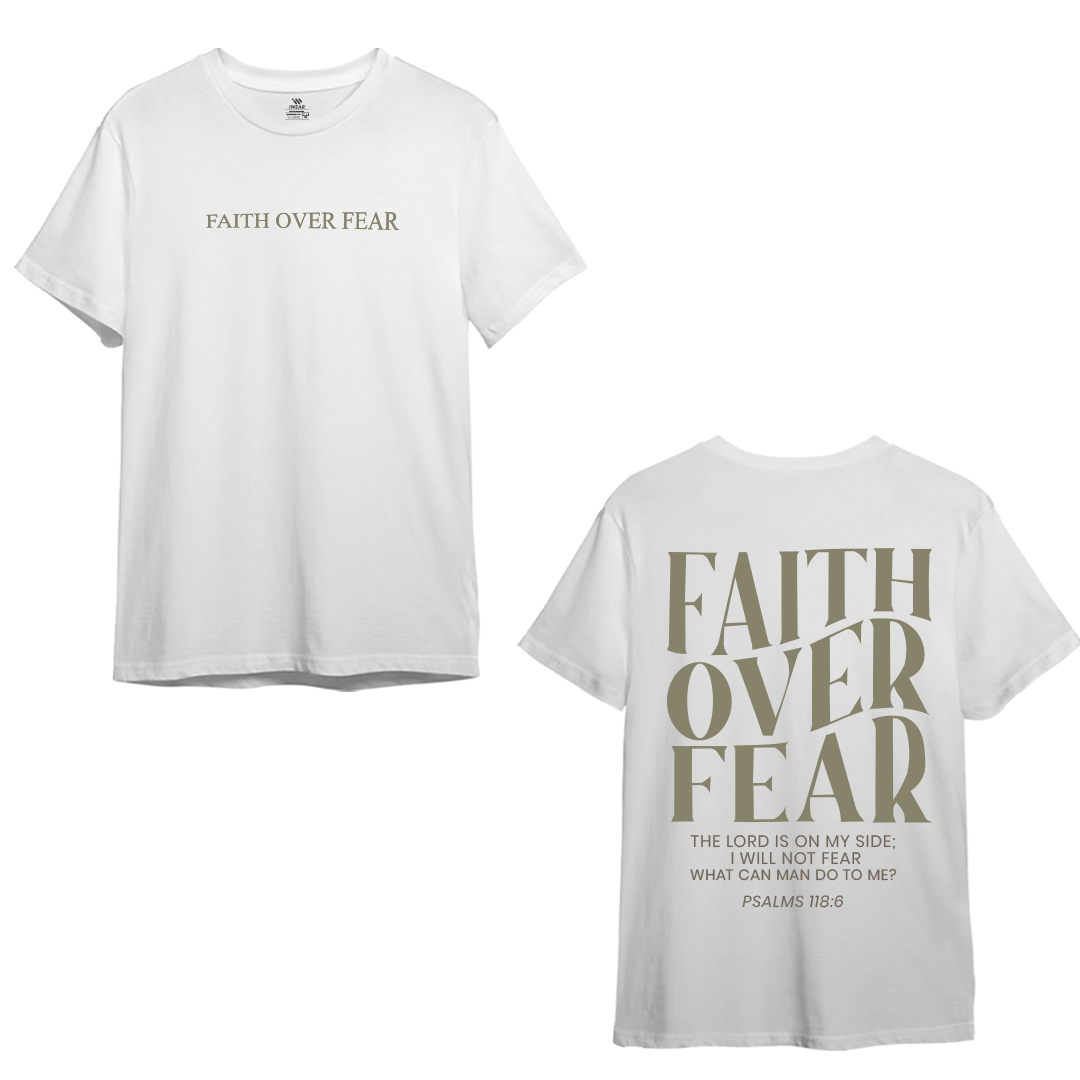 Faith Over Fear - Drop Shoulder Tee
