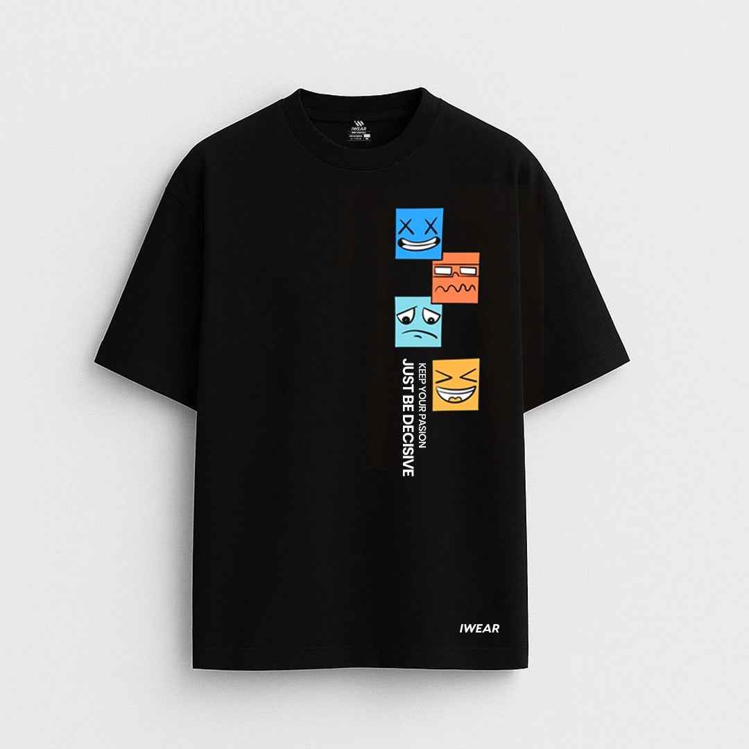 Just Be Decisive - Drop Shoulder Tee