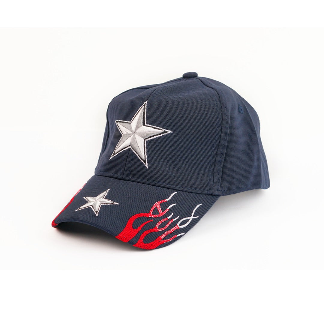 iWEAR baseball star cap with embroidered star design and adjustable strap, casual sports style for outdoor wear.