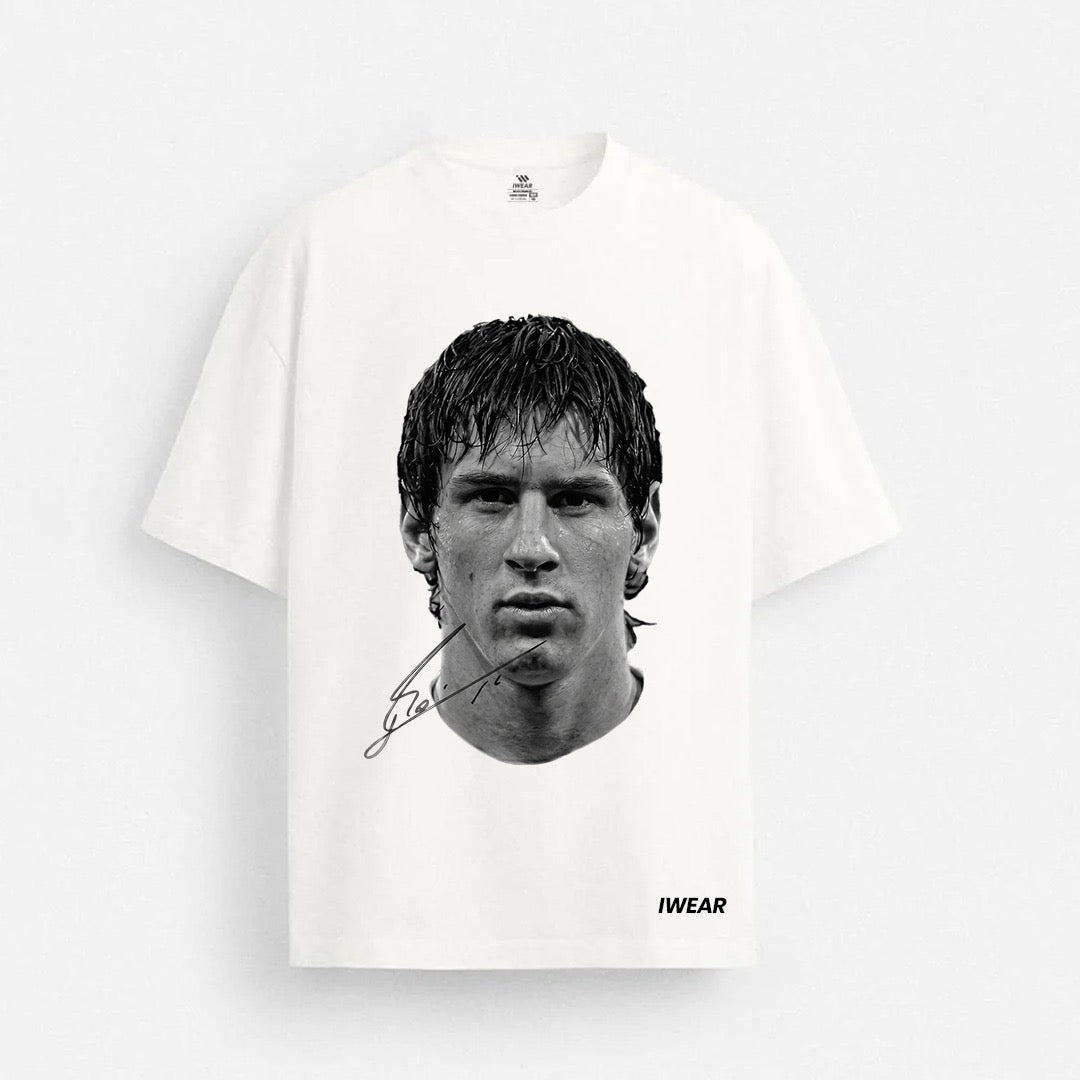 Messi Vintage Edition - Drop Shoulder Tee