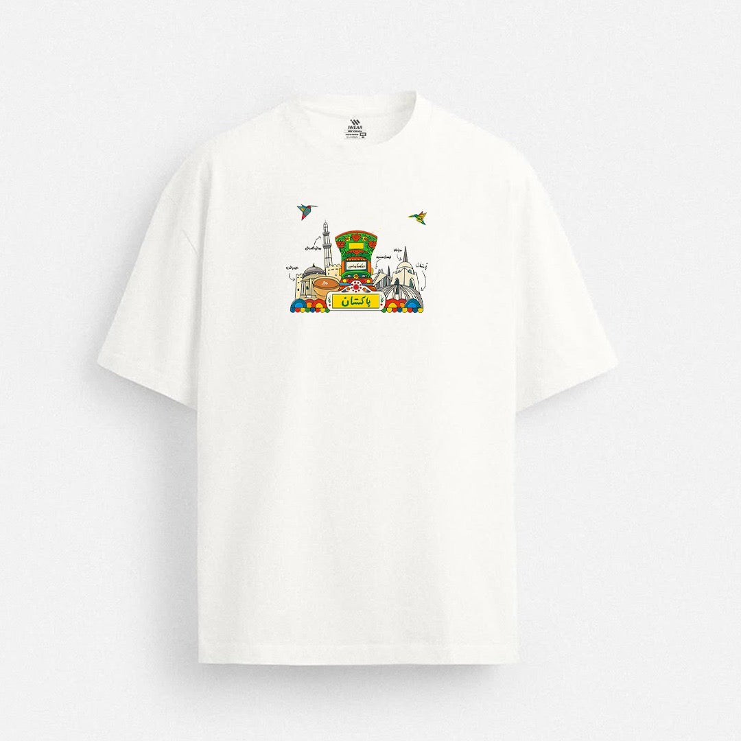 Pakistani Truck Art - Drop Shoulder Tee