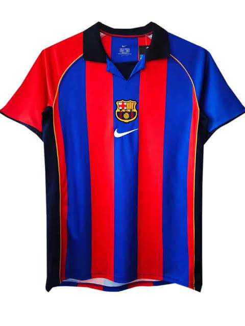 FC Barcelona 2001 Retro Jersey