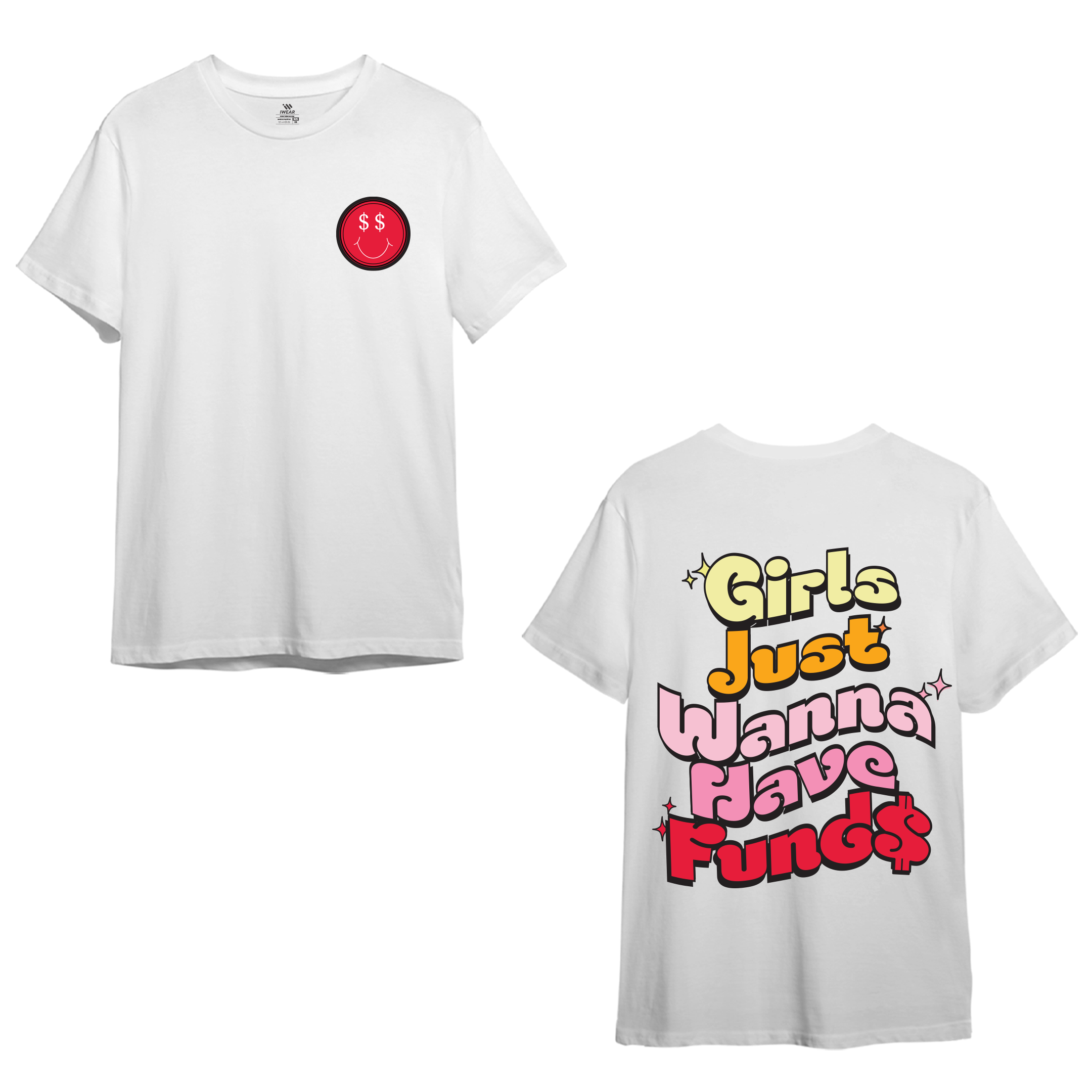 Girls Just Wanna Have Funds - Oversized Tee